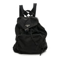 Tessuto Nylon Vela Cinch Backpack Black