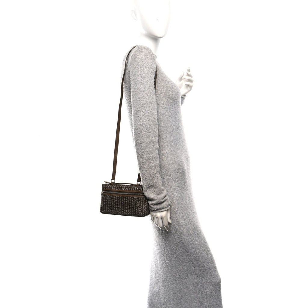 Cashmere Extra Pocket Pouch L19 Mocha Latte Ebony