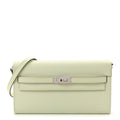 Epsom Kelly Wallet To Go Vert Fizz