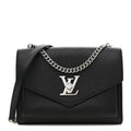 Soft Calfskin Mylockme Chain Bag BB Black