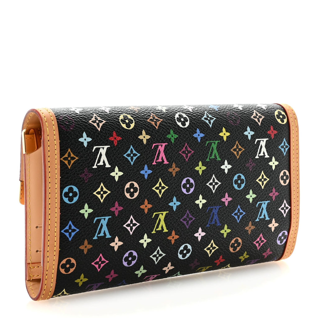 Monogram Multicolor Porte Tresor International Wallet Black