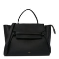 Grained Calfskin Mini Belt Bag Black
