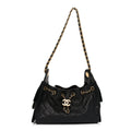 Caviar Quilted Mini Chanel 25 Handbag Black