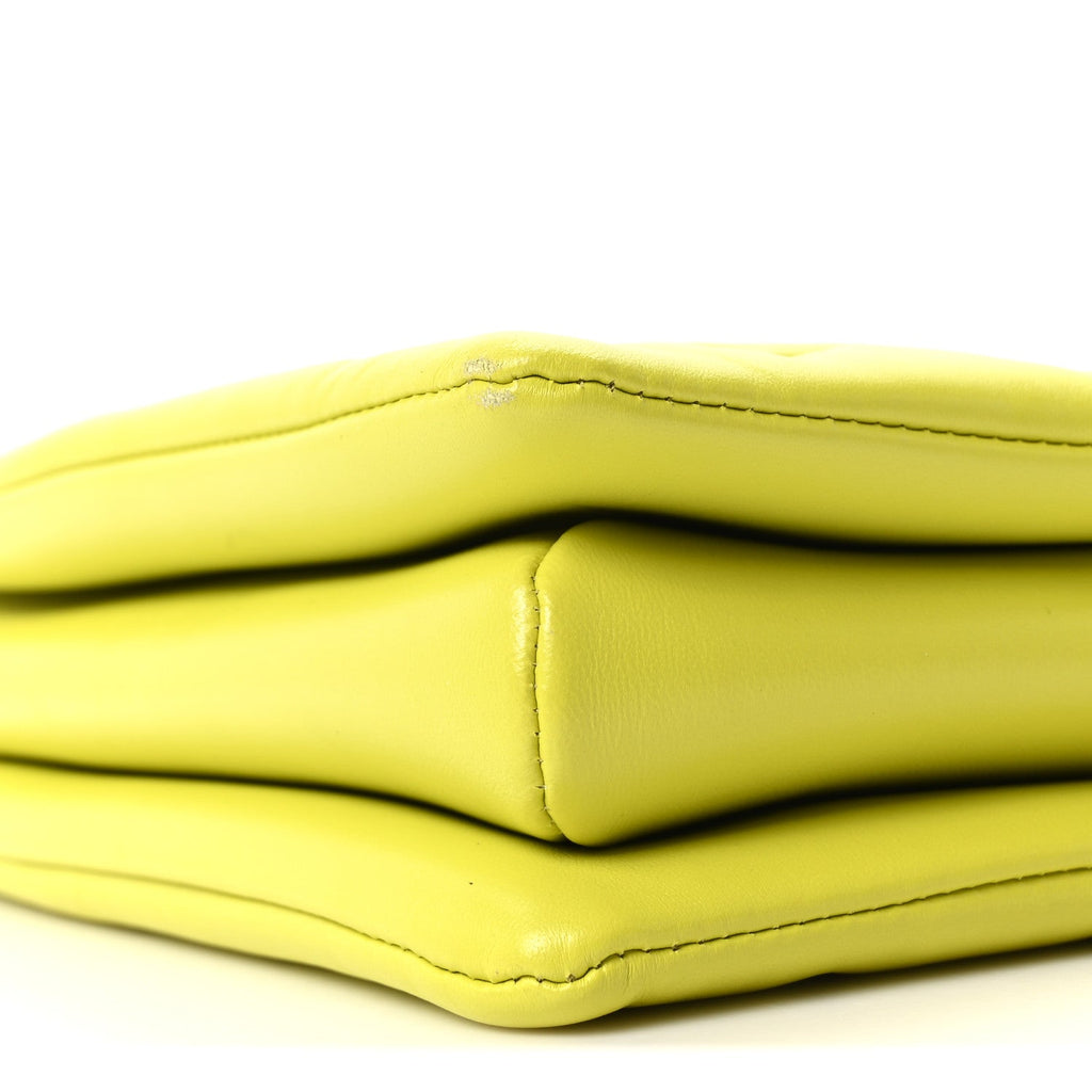 Embossed Monogram Coussin PM Vert Acide