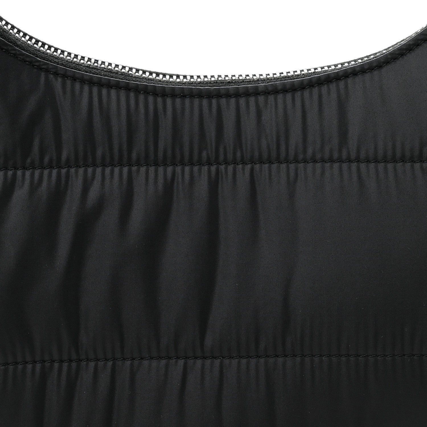 Nylon Ava Shoulder Bag Black