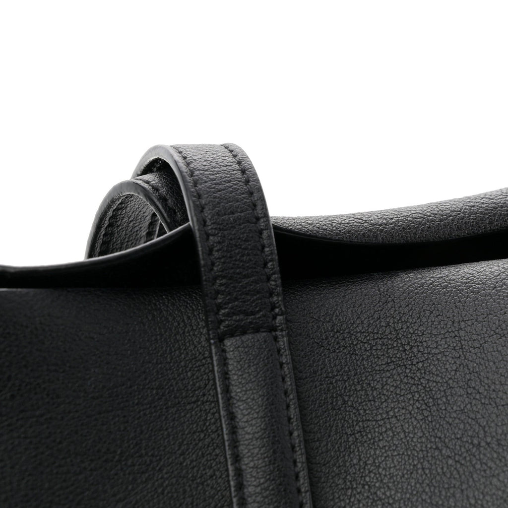 Calfskin Large Shopping Tote Black