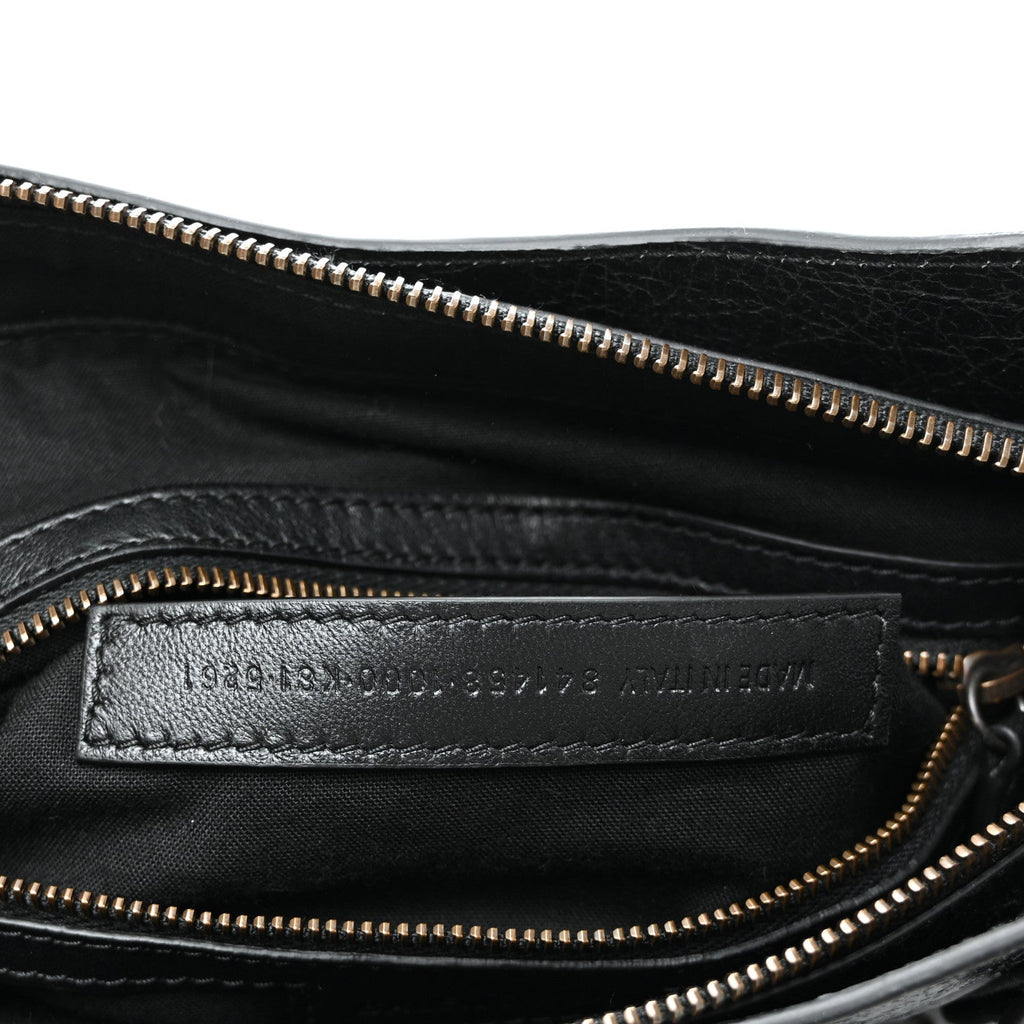 Agneau Arena Classic Hardware Le City First Bag Black