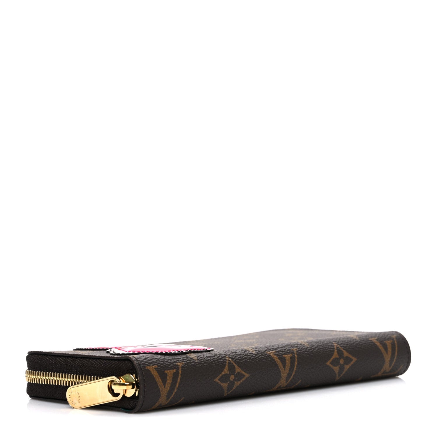 LV X SY  Monogram Rabbit Zippy Wallet Pink