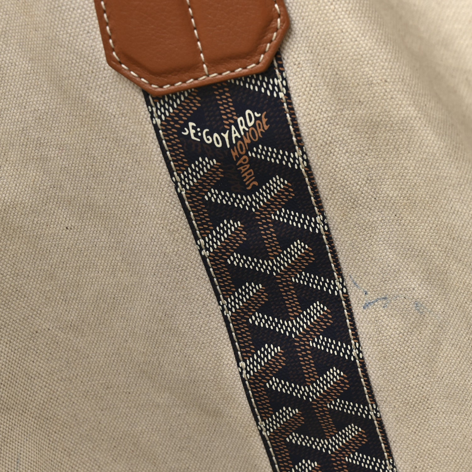 Goyardine Reversible Belharra Navy Gold