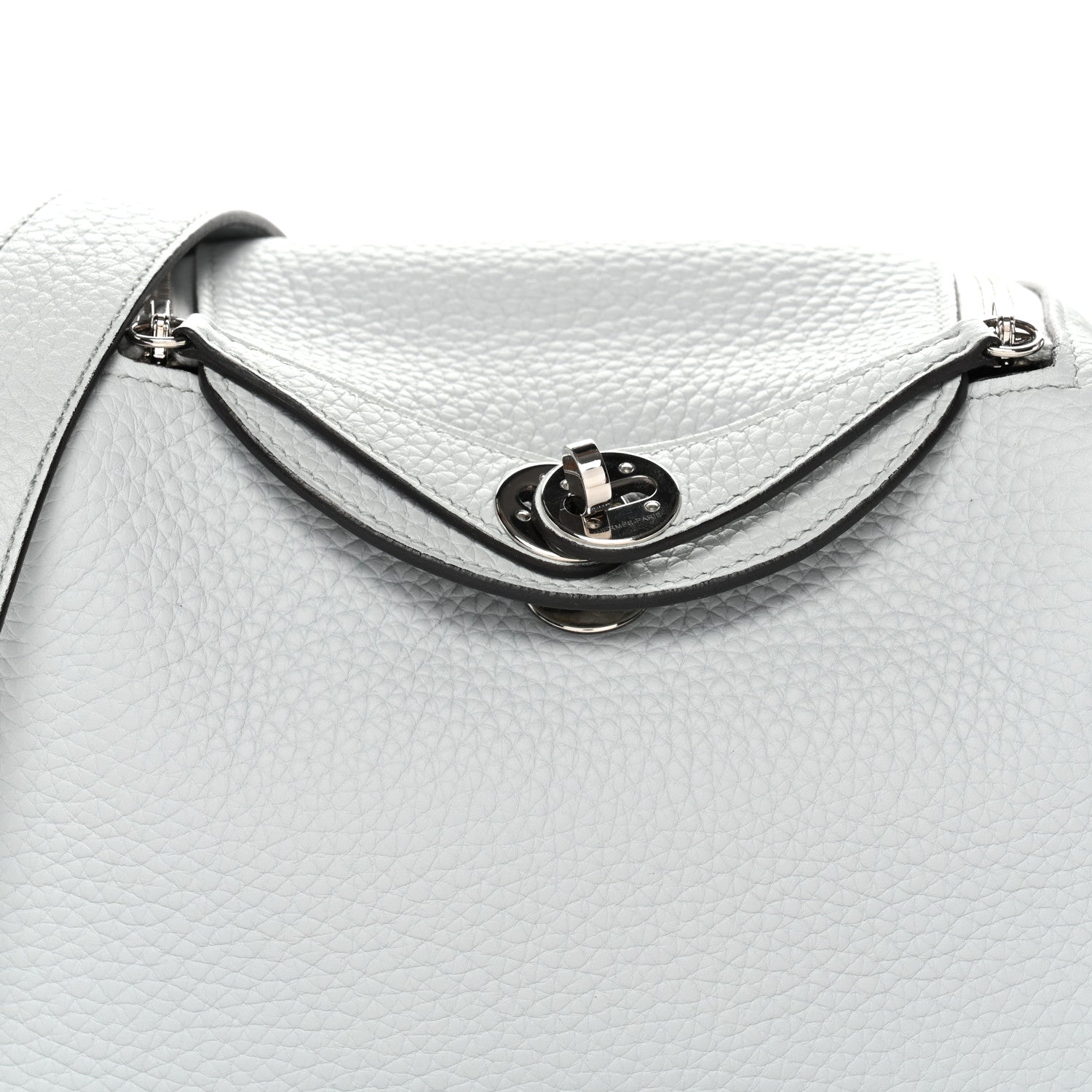 Taurillon Clemence Mini Lindy 20 Bleu Pale