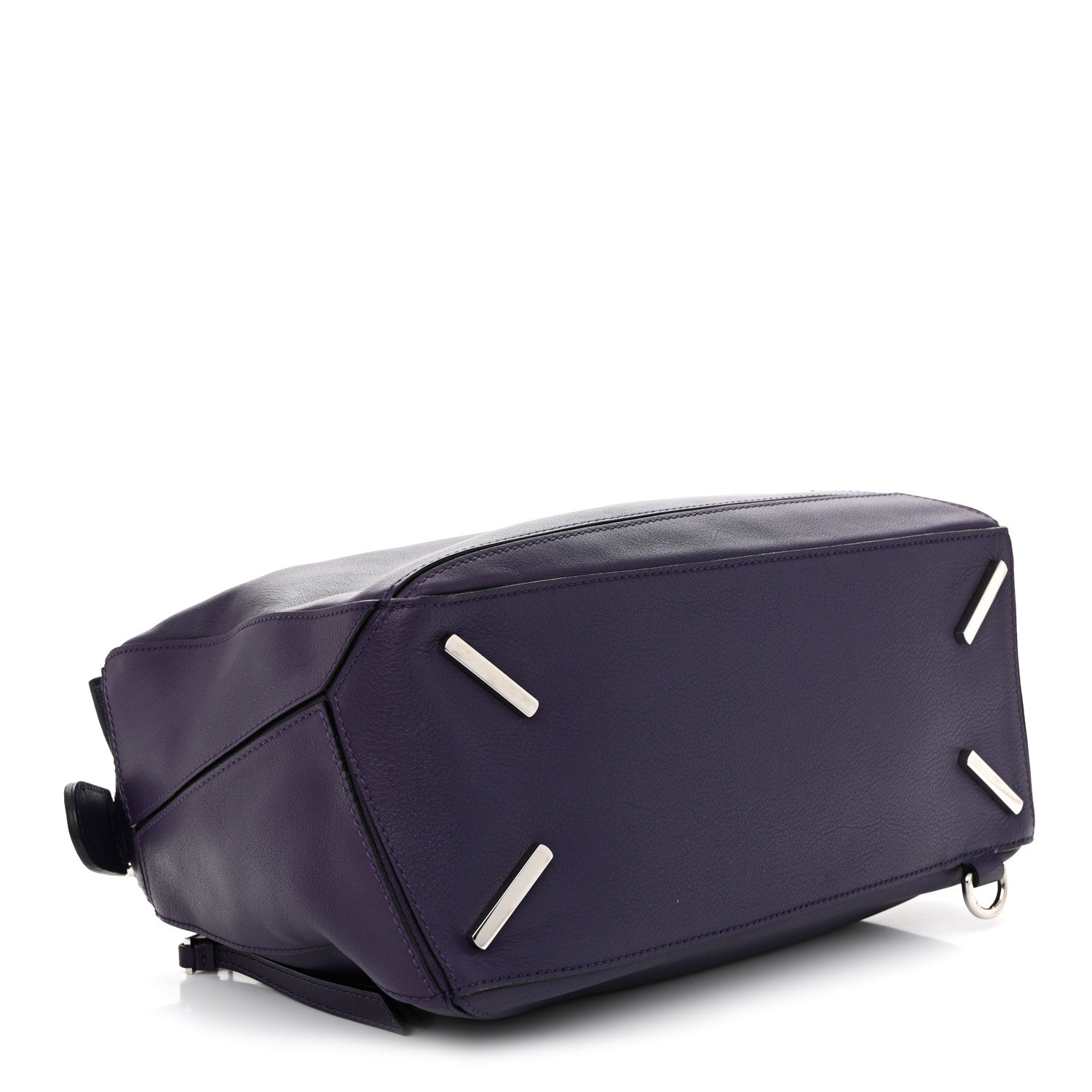 Calfskin Medium Puzzle Bag Purple