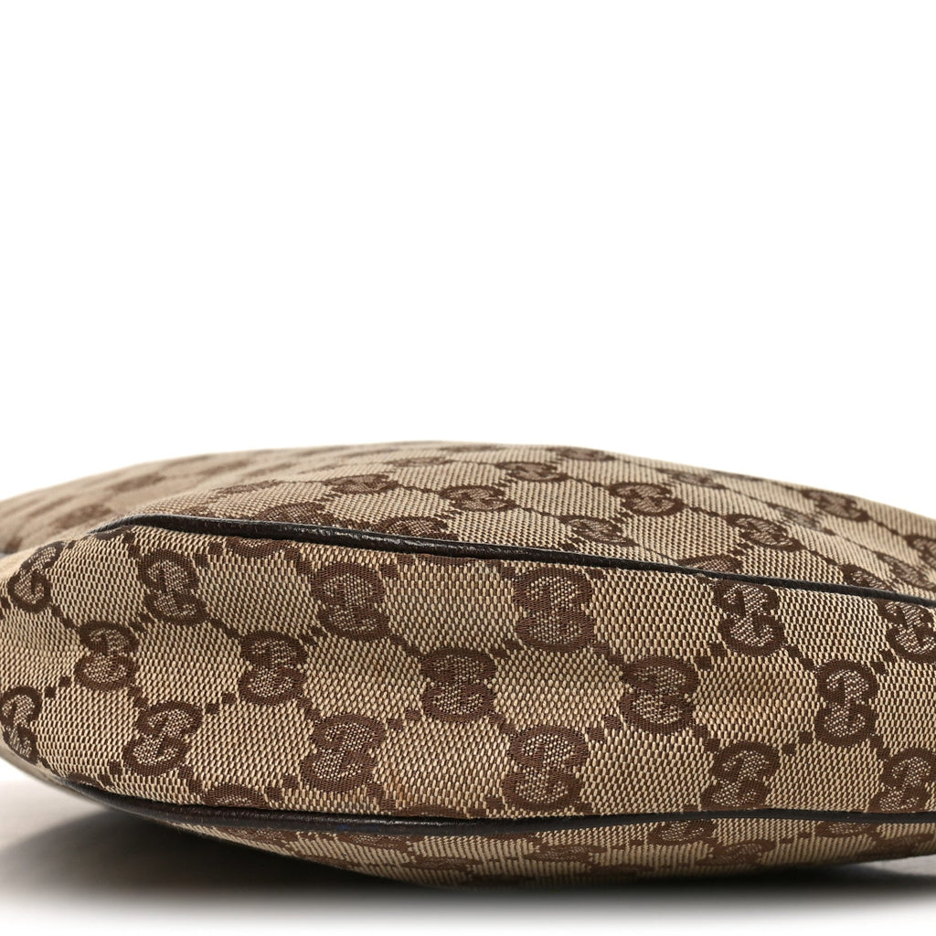 Monogram Medium Half Moon Hobo Dark Brown