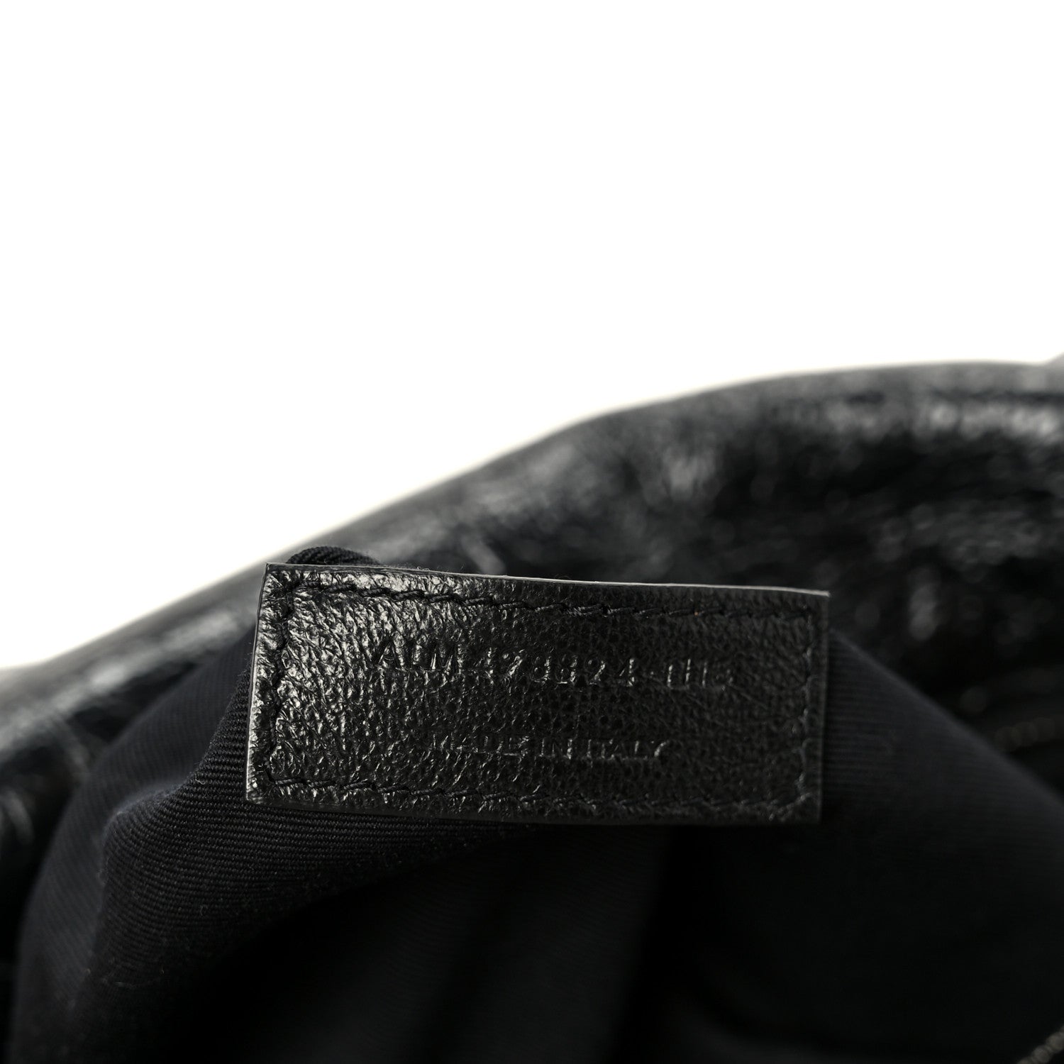Crinkled Calfskin Matelasse Monogram Medium Niki Chain Satchel Black