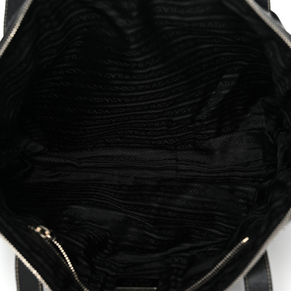 Nappa Pocket Satchel Black