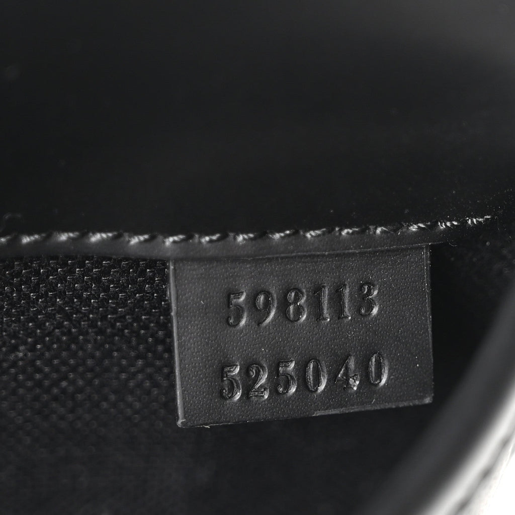 GG Supreme Monogram Web Slim Belt Bag Black Grey