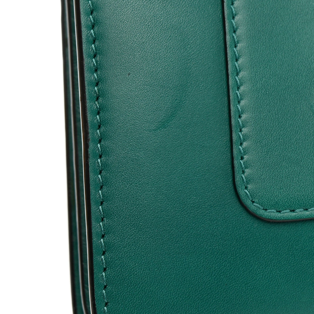 Calfskin Serpenti Forever Shoulder Bag Emerald Green