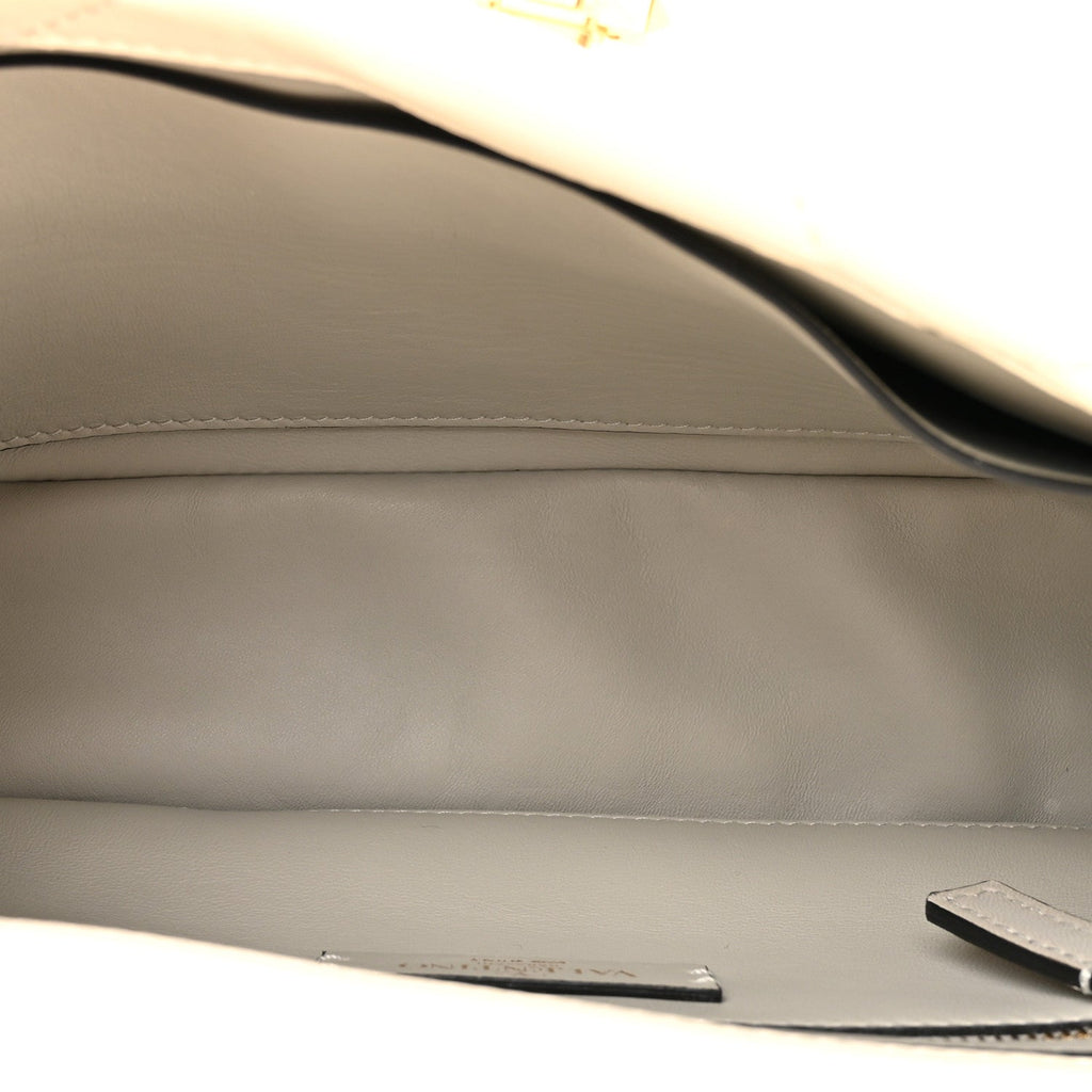 Nappa Medium Roman Stud Shoulder Bag Ivory