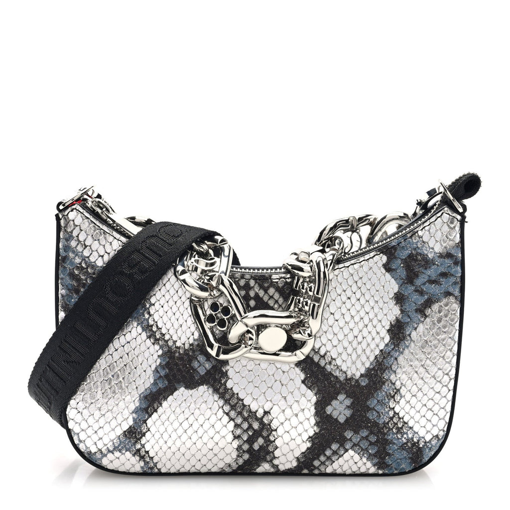 Calfskin Amazonia Loubila Mini Chain Shoulder Bag Multicolor