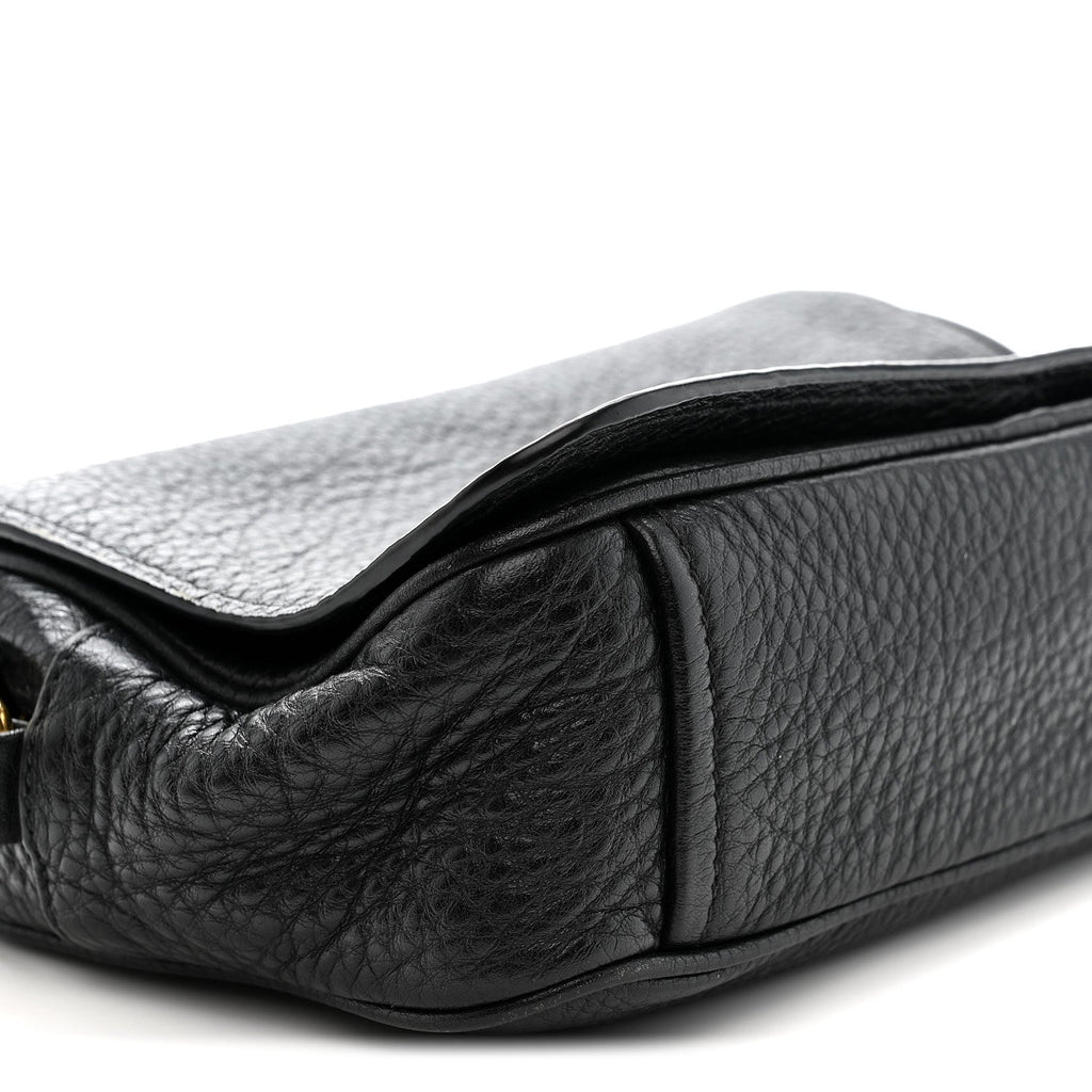 Vitello Phenix Crossbody Bag Black