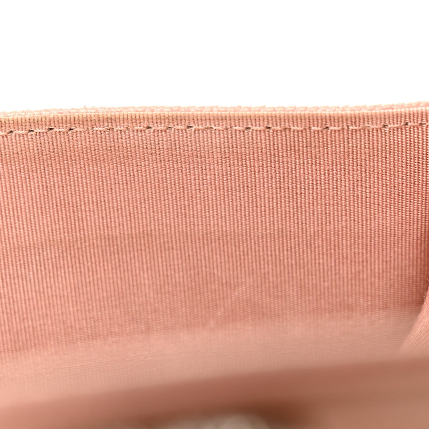 Metallic Caviar Chevron Quilted Vintage Mademoiselle Flap  Holder Pink