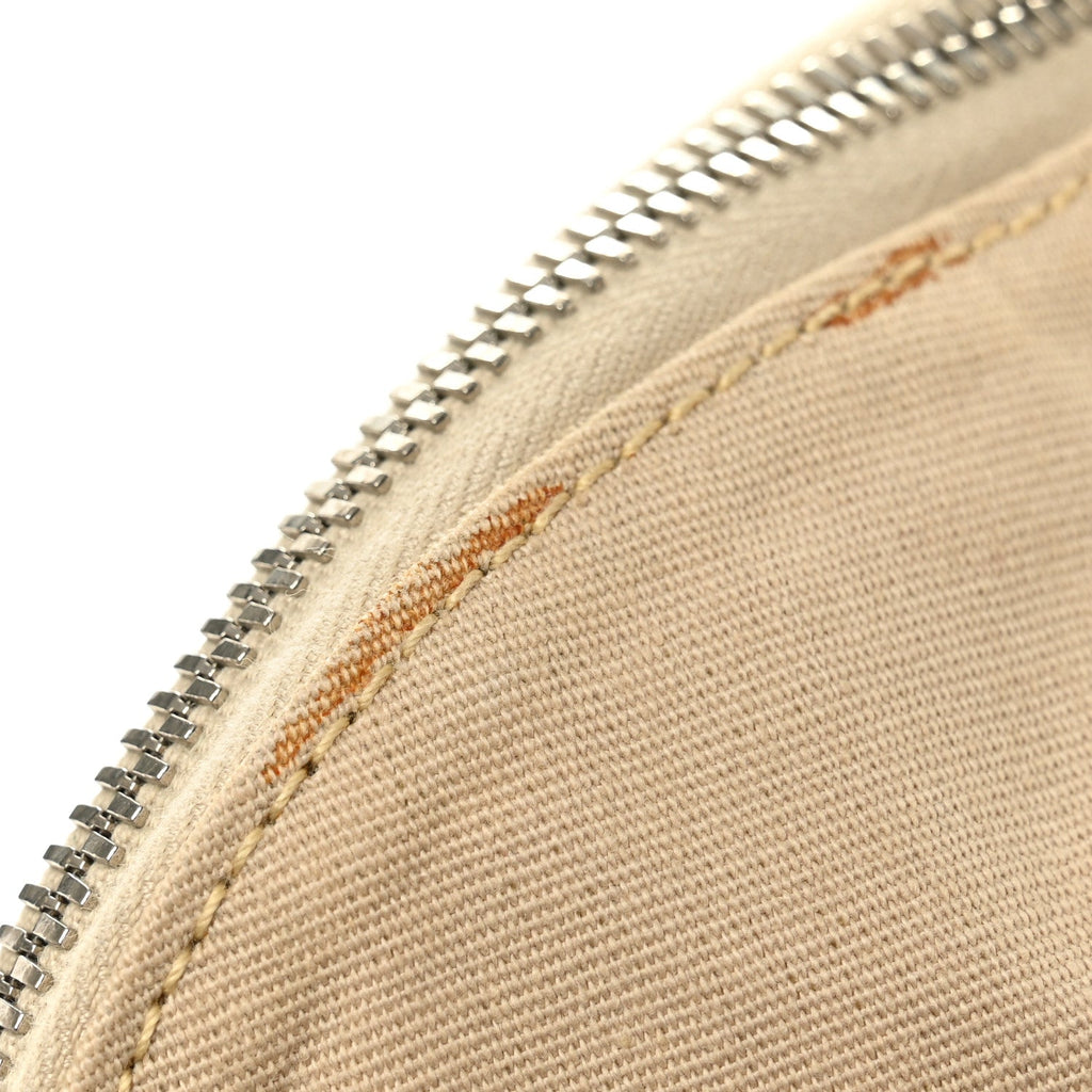 Natural Barenia Canvas Victoria Travel Briefcase Fauve
