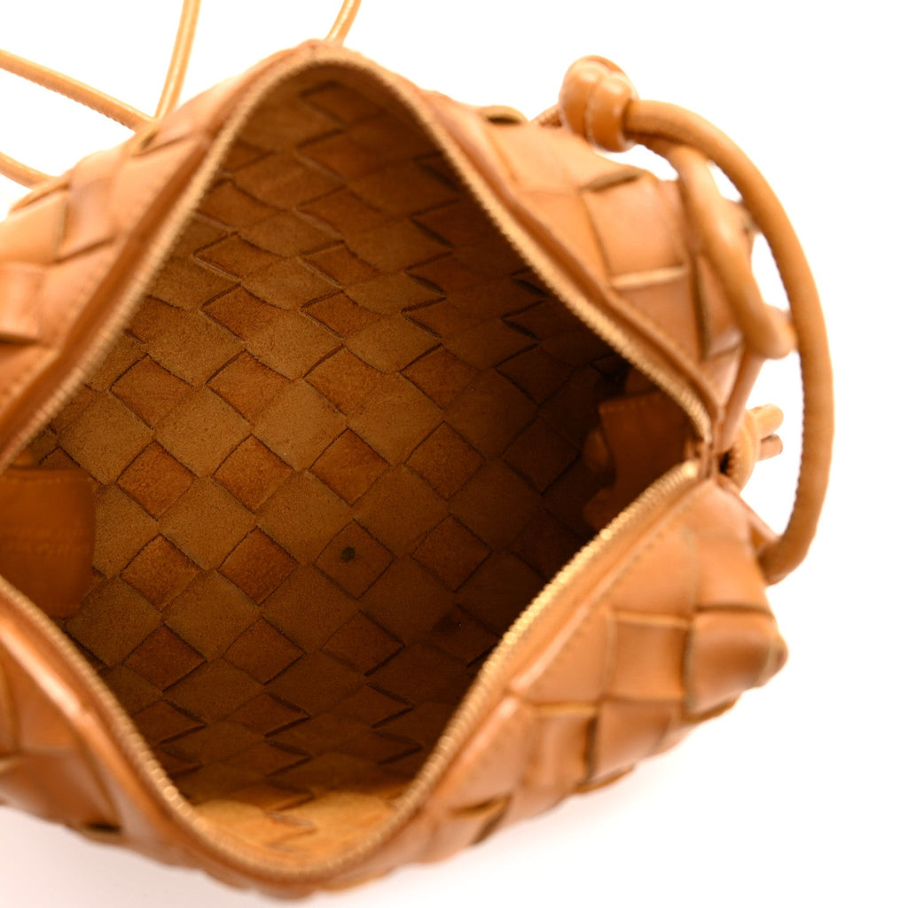 Nappa Intrecciato Mini Loop Camera Bag Cob