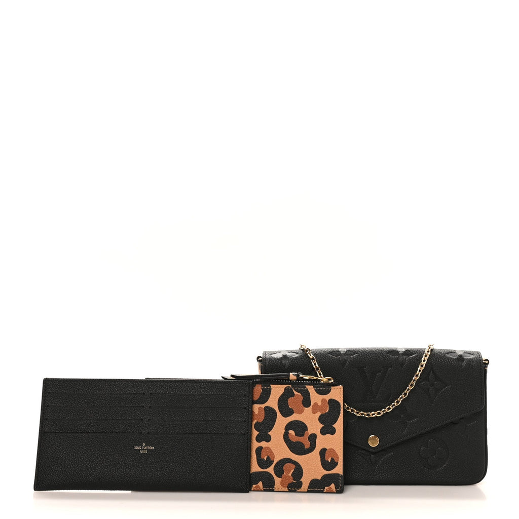 Empreinte Monogram Giant Wild At Heart Felicie Pochette Black