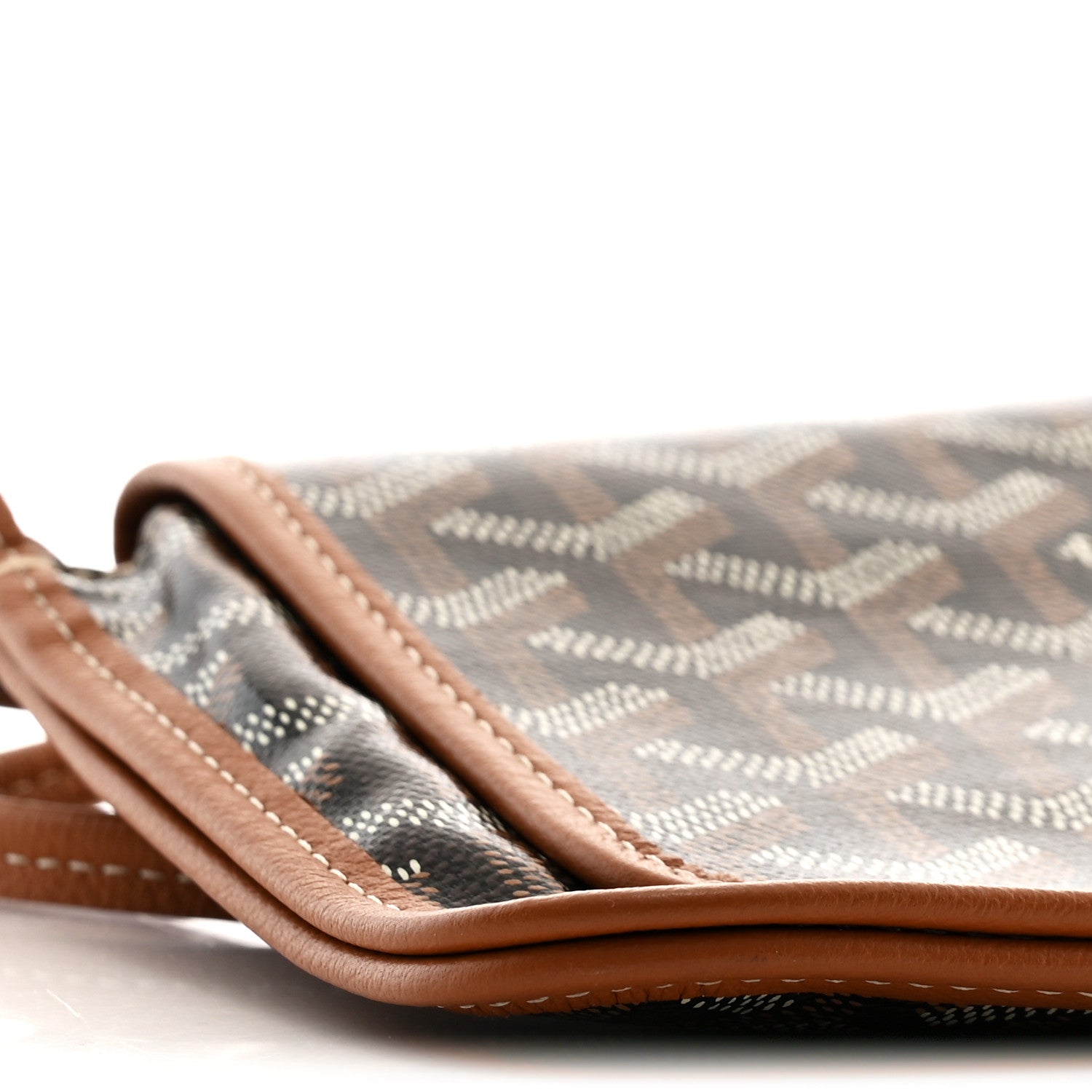 Goyardine Plumet Wallet Clutch Black Gold