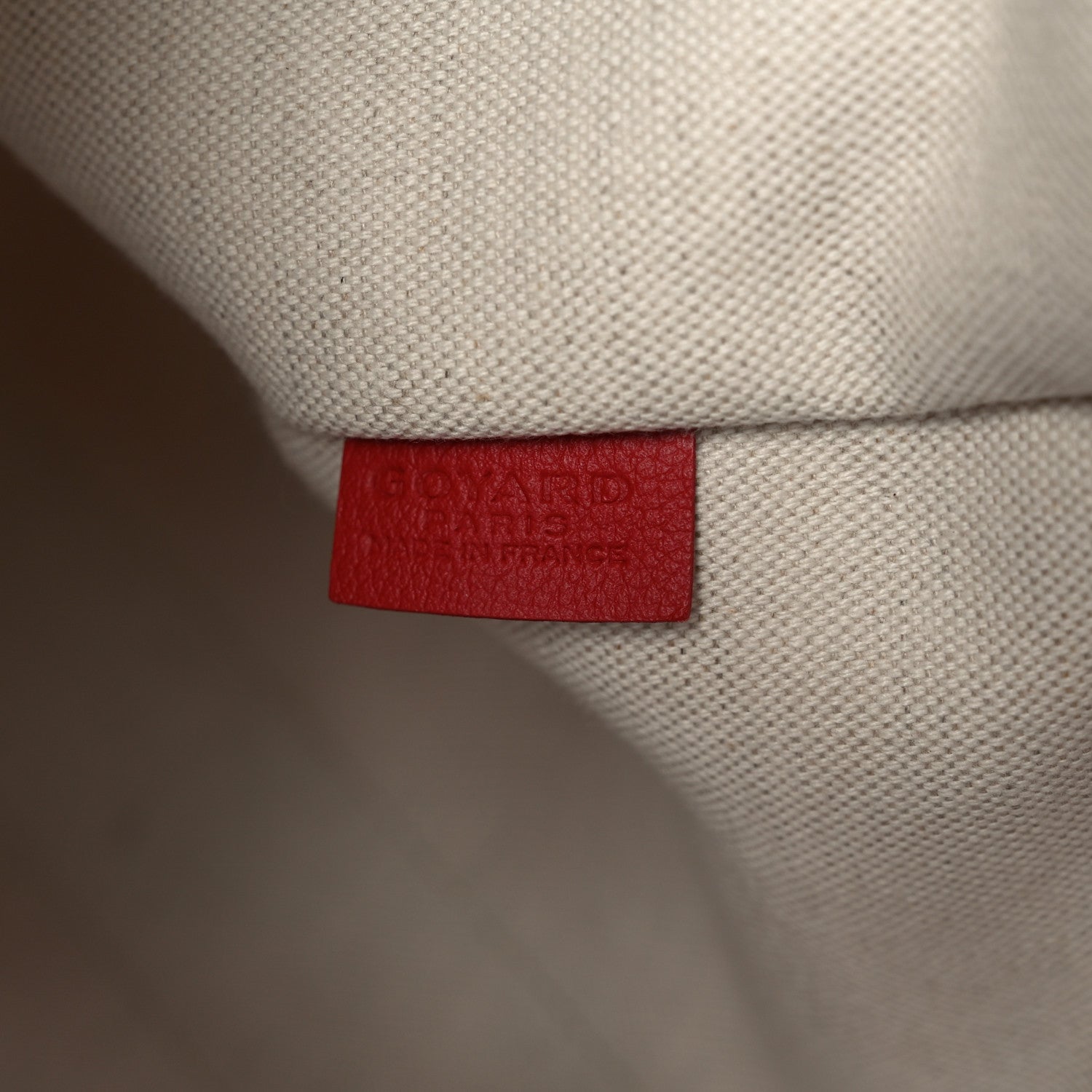 Goyardine Villette Tote Red