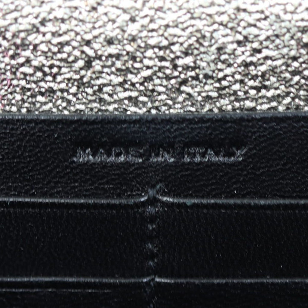 Saint Laurent Kate Metallic Chain Wallet