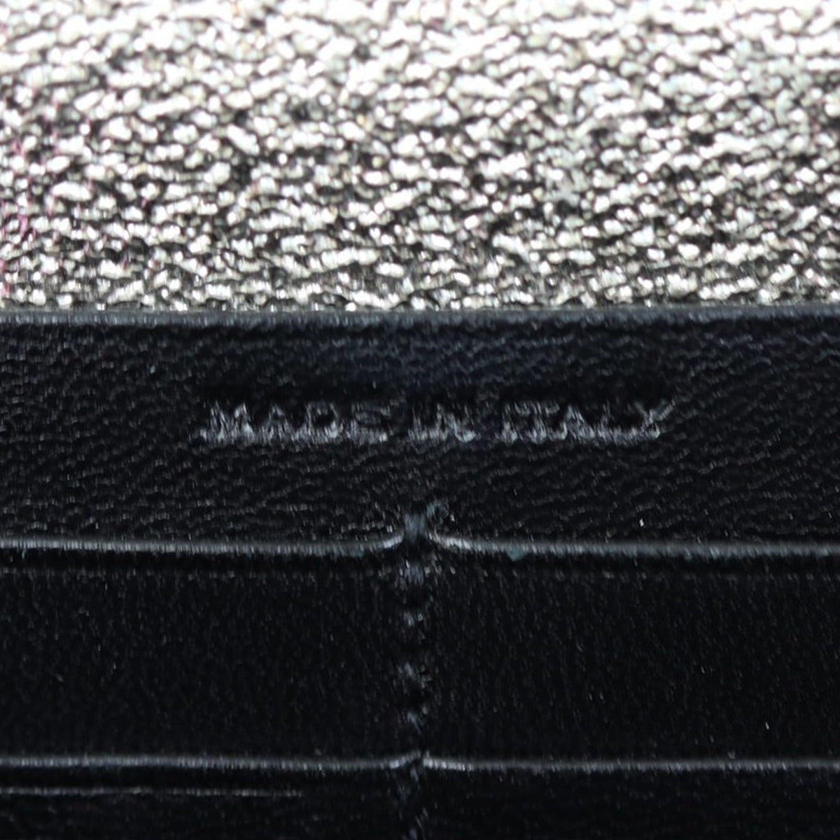 Saint Laurent Kate Metallic Chain Wallet
