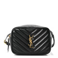 Calfskin Matelasse Monogram Lou Belt Bag Black