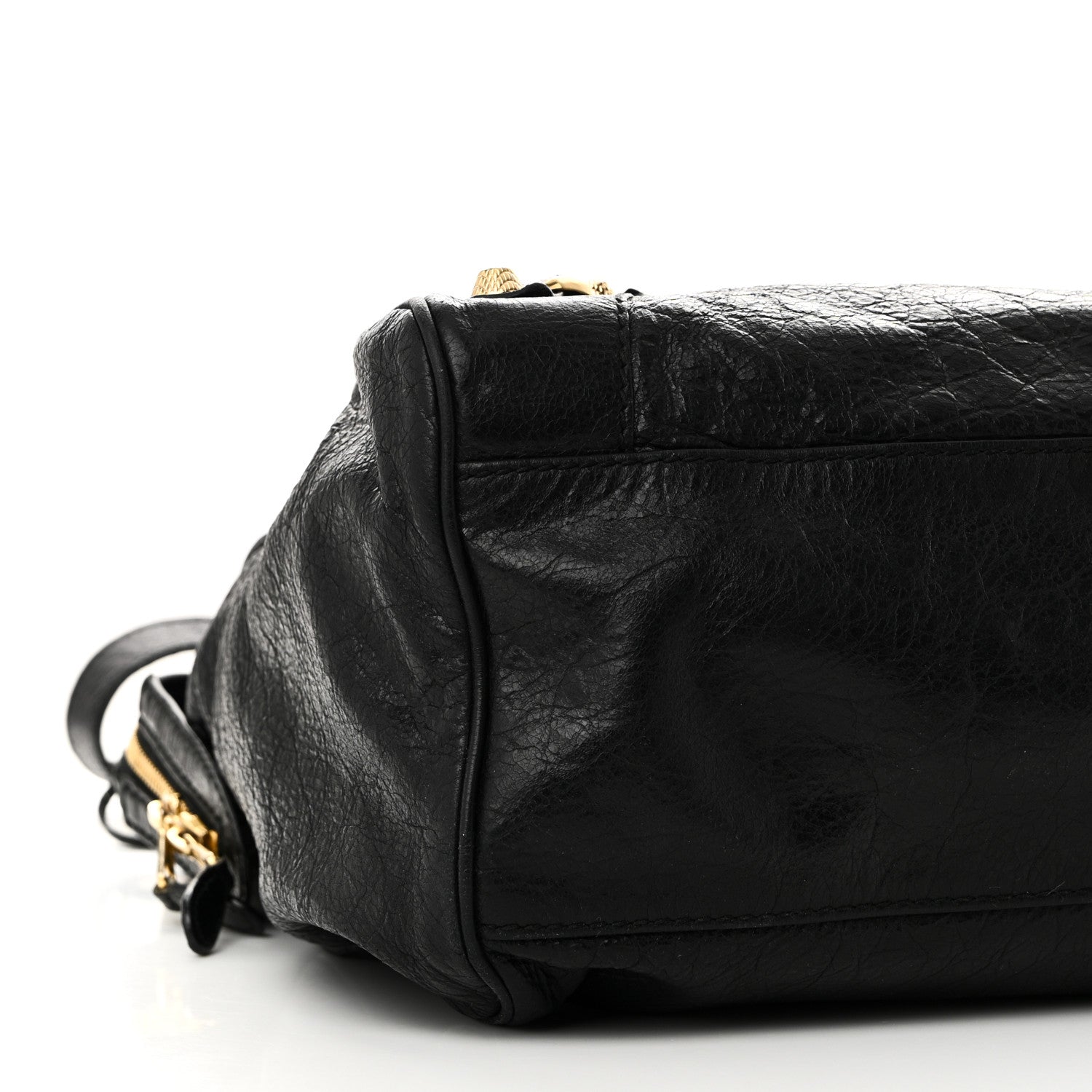 Agneau Giant 12 Gold Hardware Velo Black