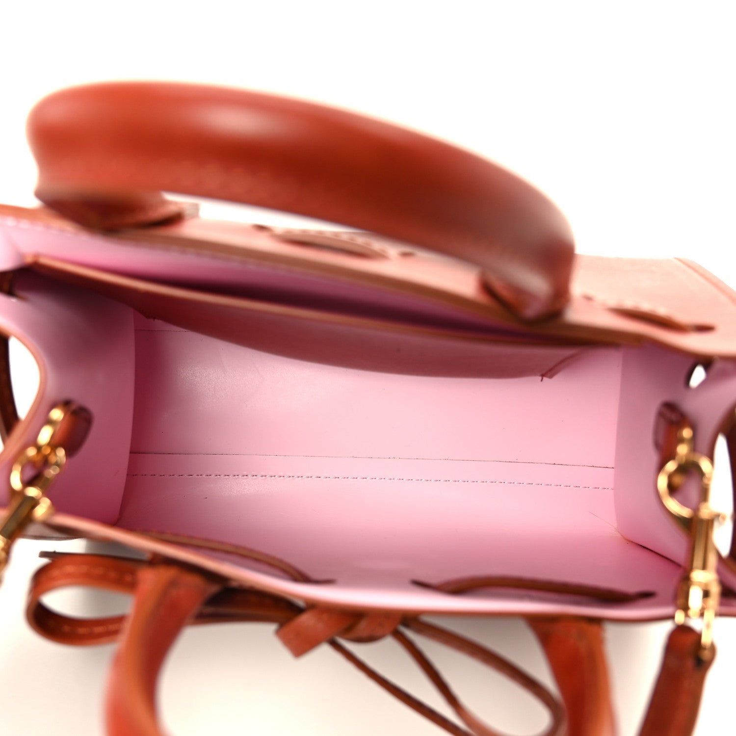 Calfskin Mini Sun Bag Brandy