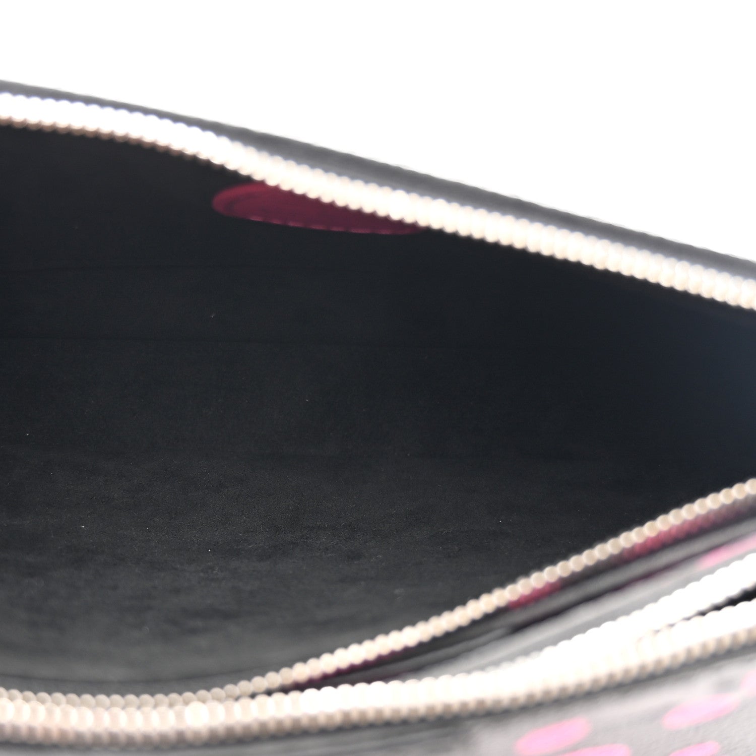 LV X YK Empreinte Multi Pochette Accessories Black Fuchsia