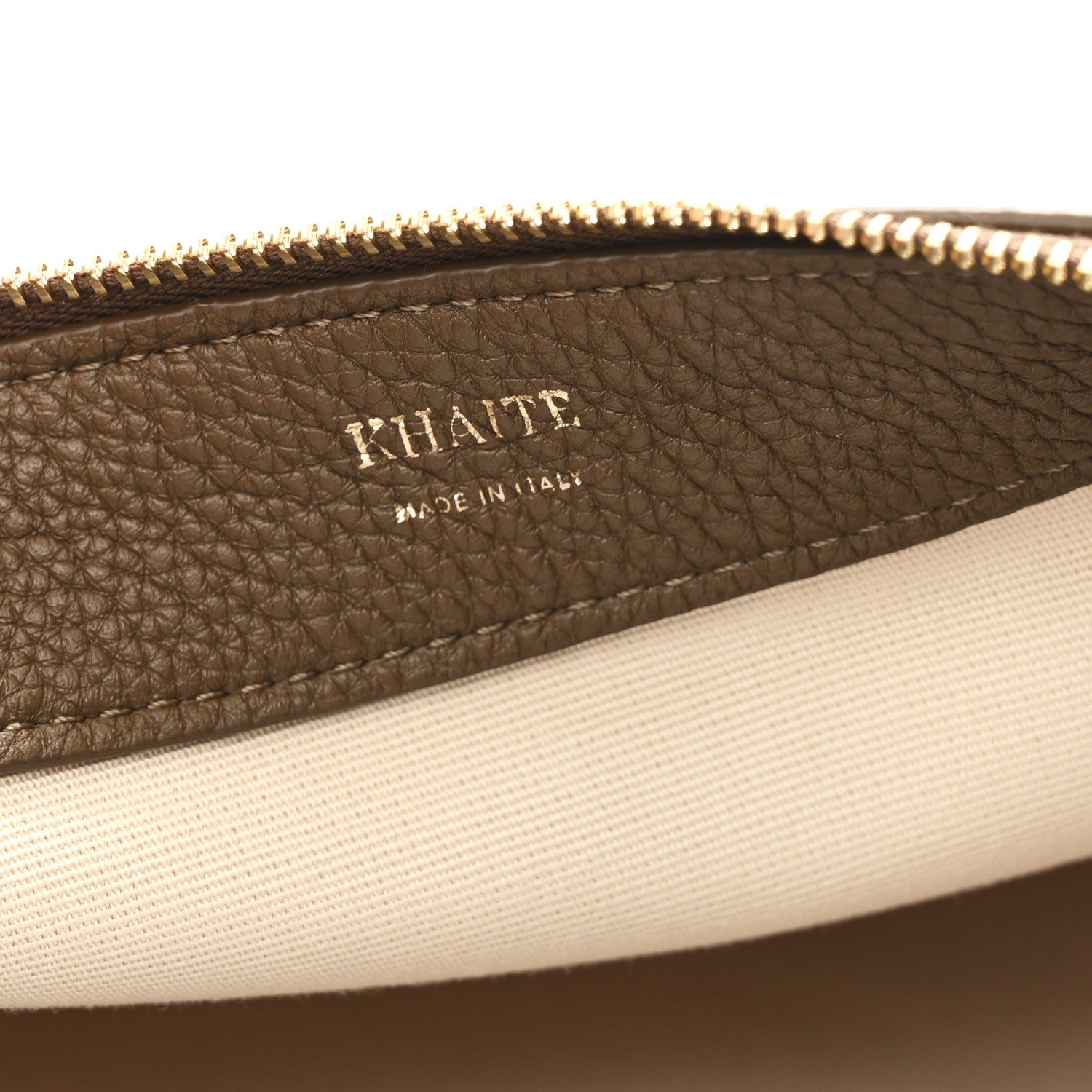 Canvas Calfskin August Hobo Cream