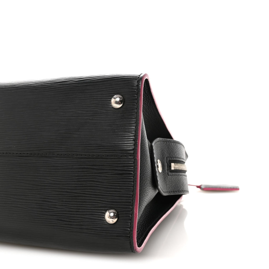 Epi Vaneau GM Black Hot Pink