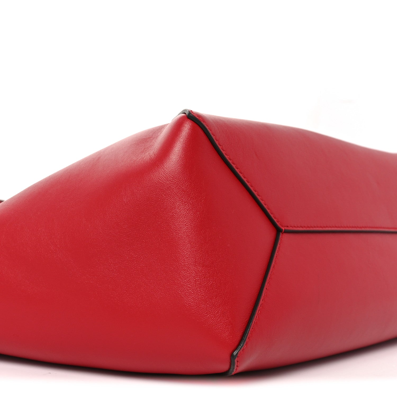 Calfskin Medium Diamond Tote Red