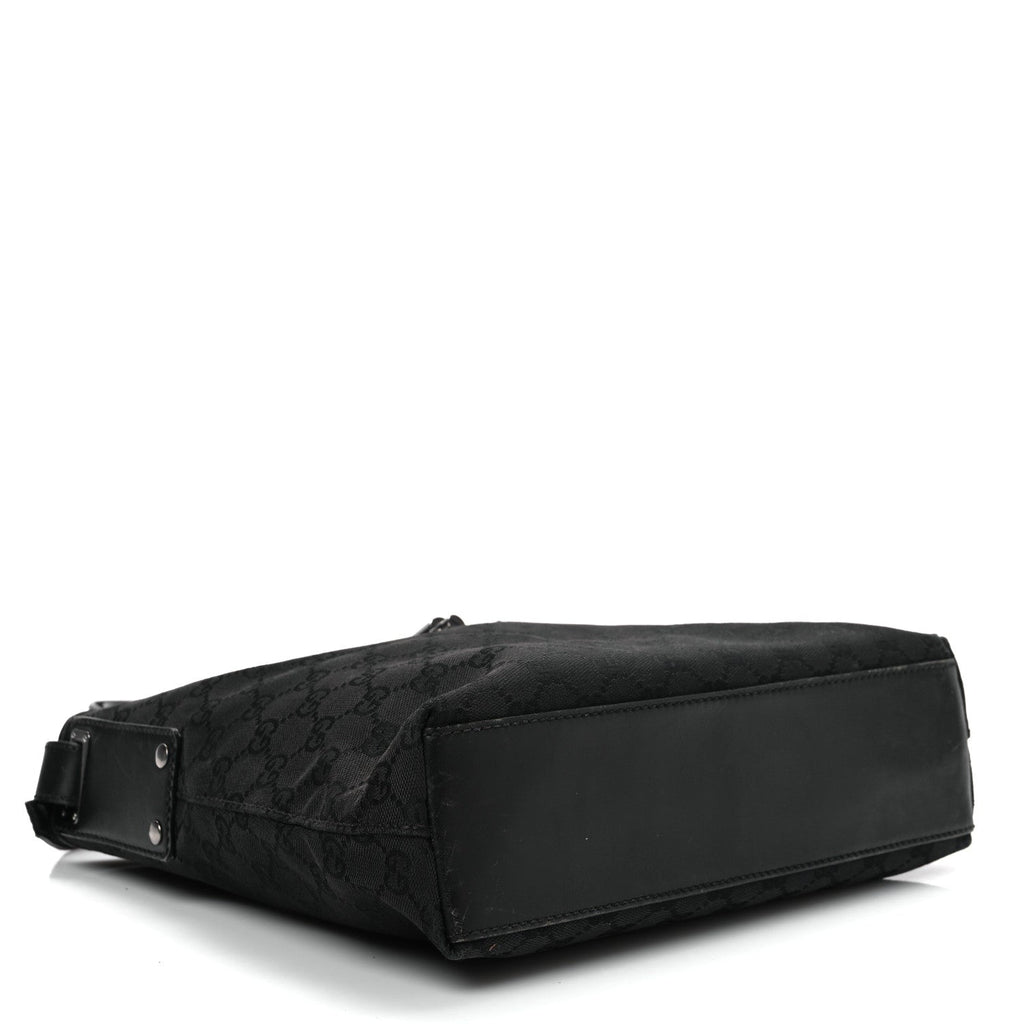 Monogram Piston Shoulder Bag Black