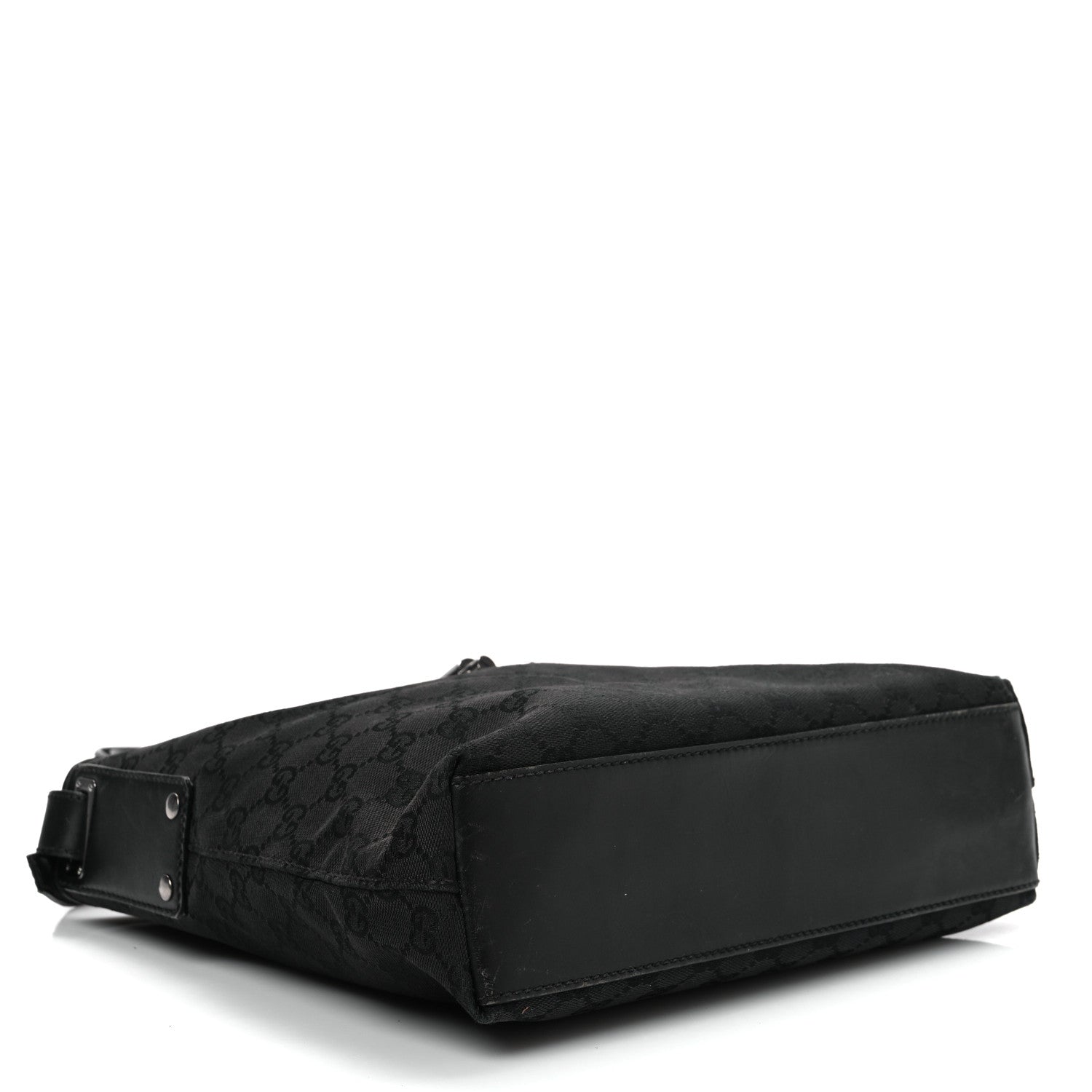 Monogram Piston Shoulder Bag Black