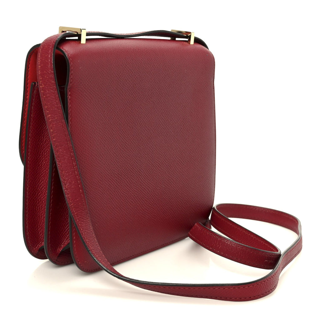 Epsom Enamel Constance 18 Rouge Grenat