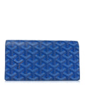 Goyardine Richelieu Wallet Sky Blue