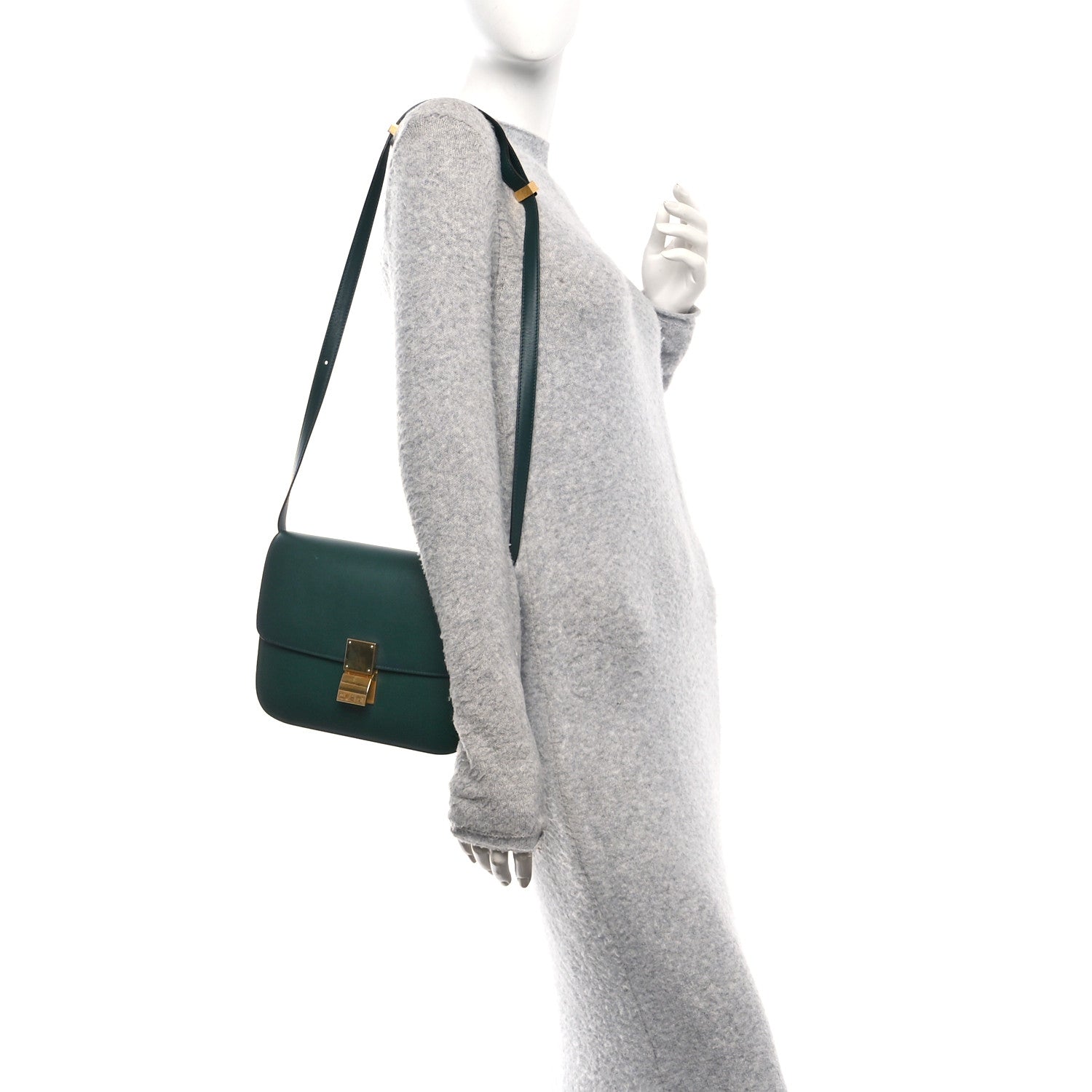 Box Calfskin Classic Box Medium Flap Bag Amazone
