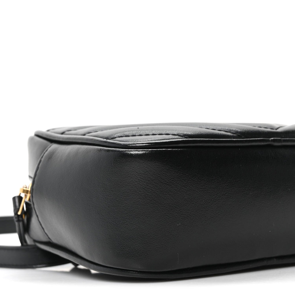 Calfskin Matelasse Monogram Lou Belt Bag Black