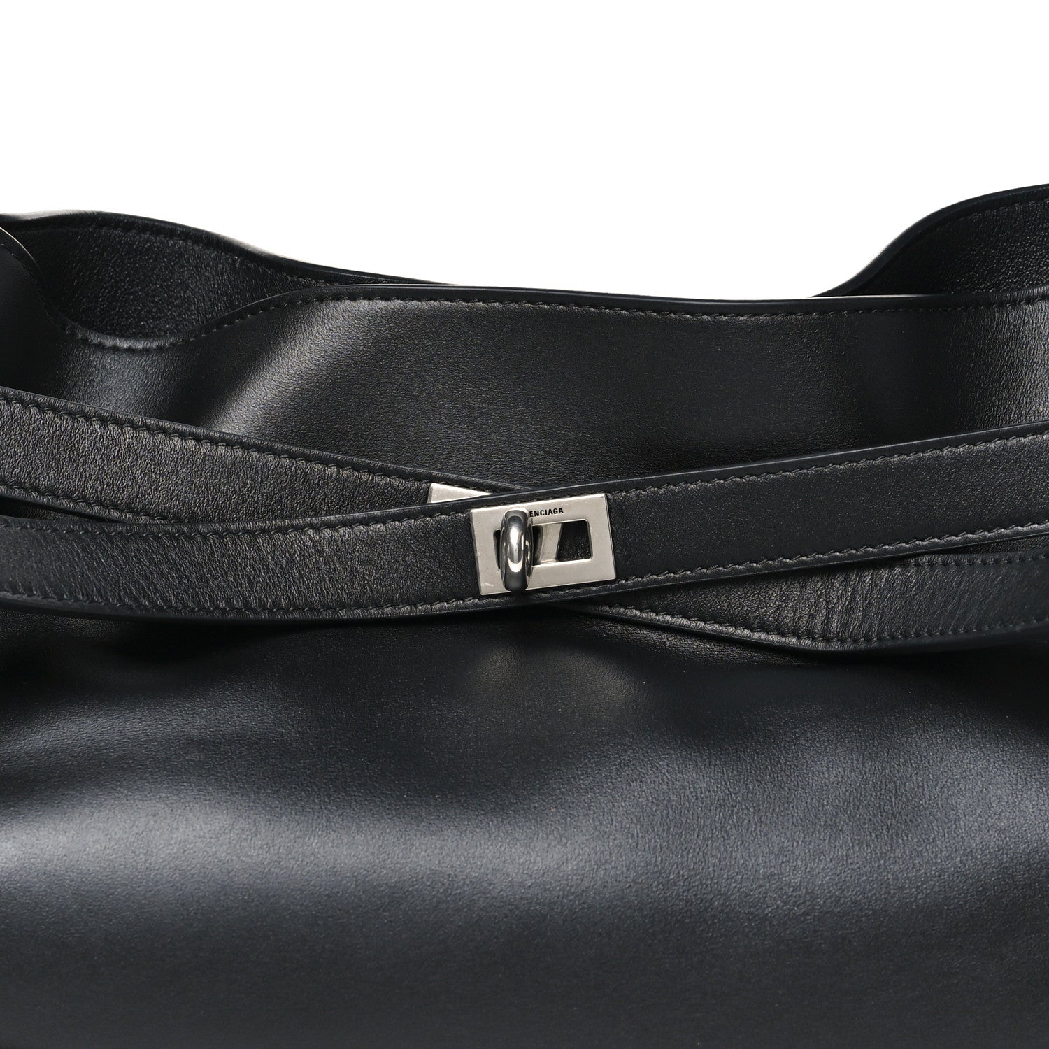 Smooth Calfskin Medium Bel Air Shoulder Bag Black