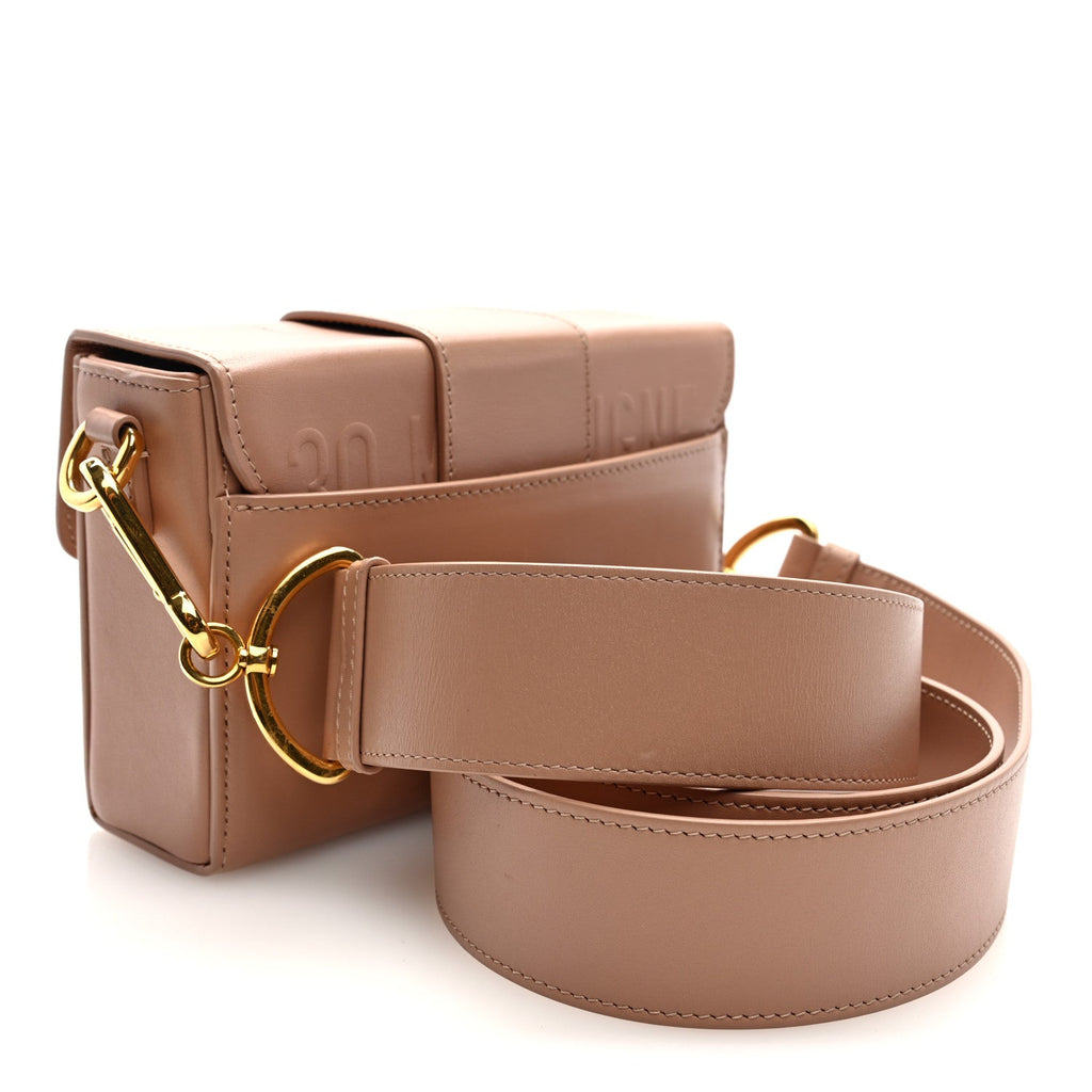 Smooth Calfskin 30 Montaigne Box Bag Pale Pink