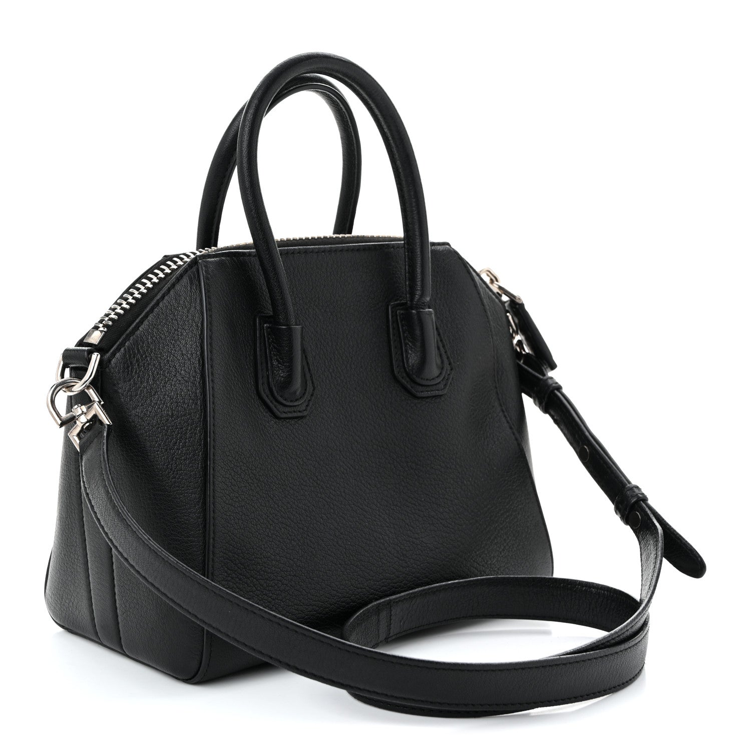 Sugar Goatskin Mini Antigona Black