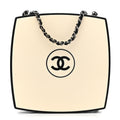 Plexiglass Compact Box Clutch Black Ivory