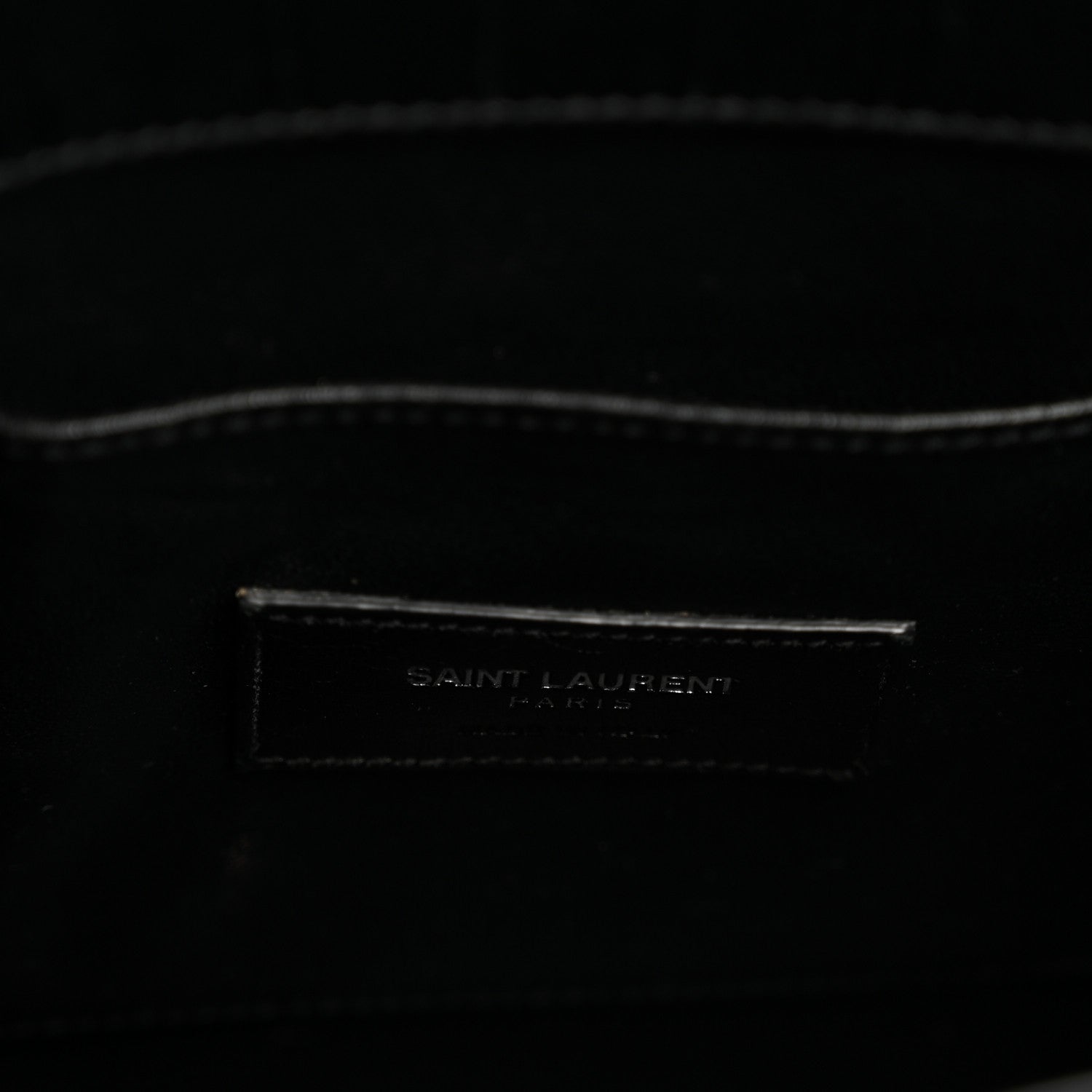 Calfskin Crocodile Embossed Baby Sac De Jour Black