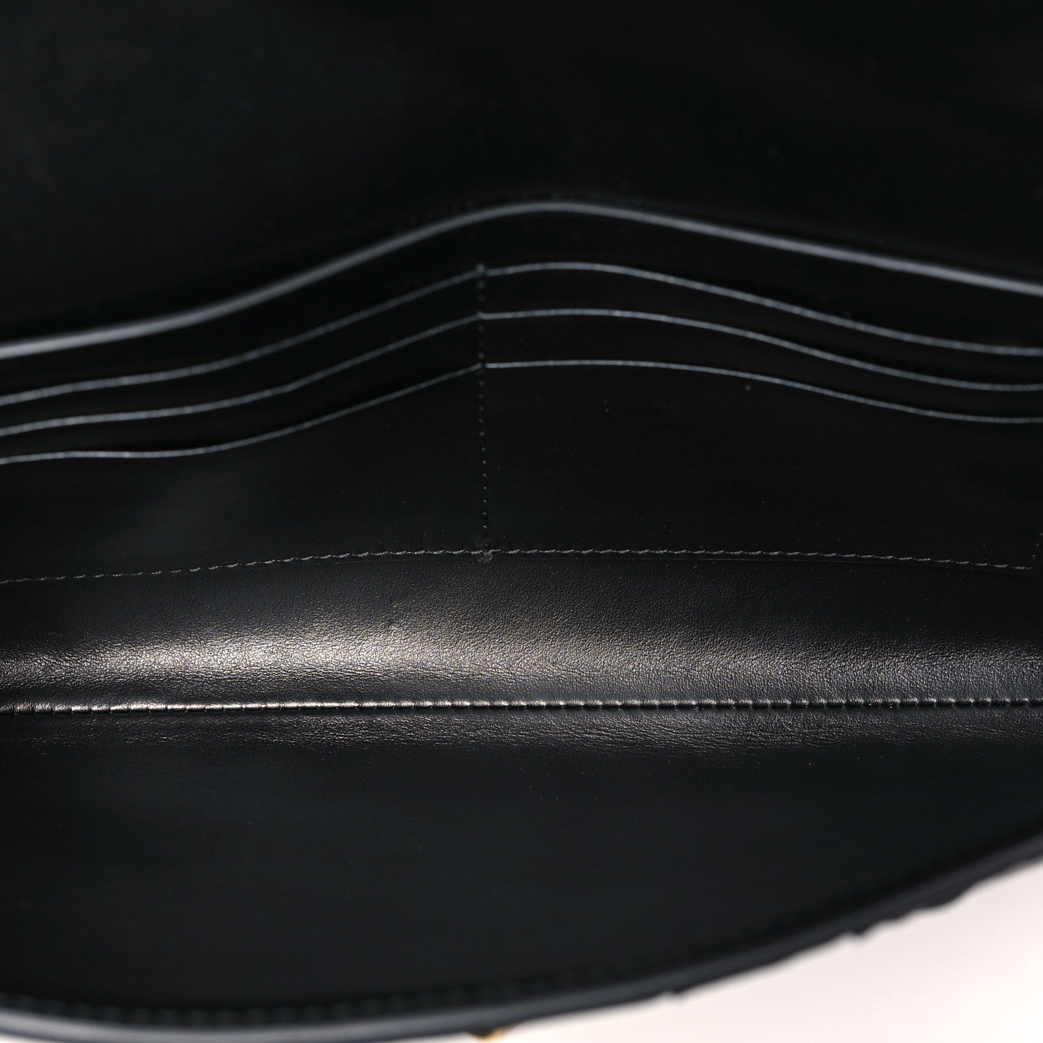 Nappa Intrecciato Long Andiamo Top Handle Clutch Black